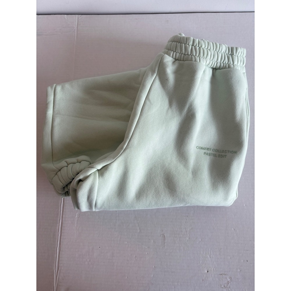 Comfrt Collection Pastel Edit Sweatpants Sage Green Fleece Joggers Large L - Picture 8 of 8